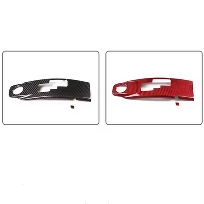 Cache de levier de vitesse en fibre de carbone pour console centrale Nissan GTR R35