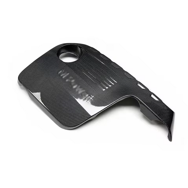Cache-moteur en fibre de carbone pour BMW F80 M3, F82, F83 M4 S55 – Carbone sec