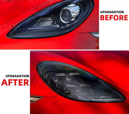 LED Matrix Style Headlights for Porsche 718 Cayman & Boxster 982