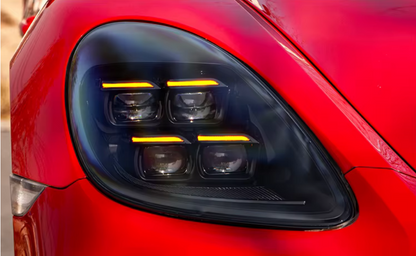 LED Matrix Style Headlights for Porsche 718 Cayman & Boxster 982