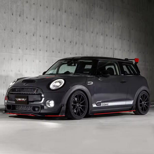 Kit carrosserie carbone pour MINI Cooper S F56 F57 LCI – lame avant, bas de caisse, diffuseur