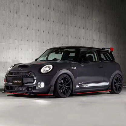 Kit carrosserie carbone pour MINI Cooper S F56 F57 LCI – lame avant, bas de caisse, diffuseur