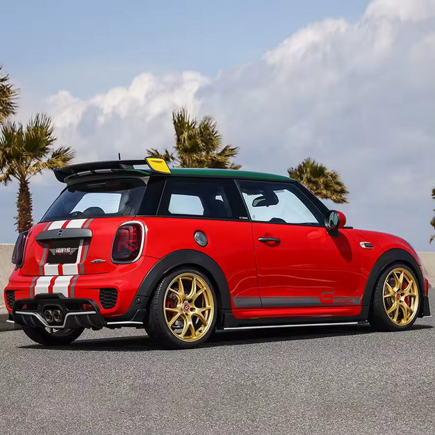 Kit carrosserie carbone pour MINI JCW F56 F57 LCI – lame avant, bas de caisse, diffuseur