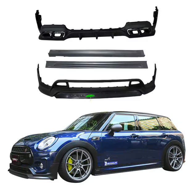 Kit carrosserie carbone pour MINI Cooper S Clubman F54 – lame avant, bas de caisse, diffuseur