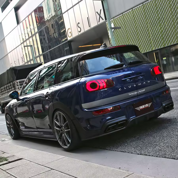 Kit carrosserie carbone pour MINI Cooper S Clubman F54 – lame avant, bas de caisse, diffuseur