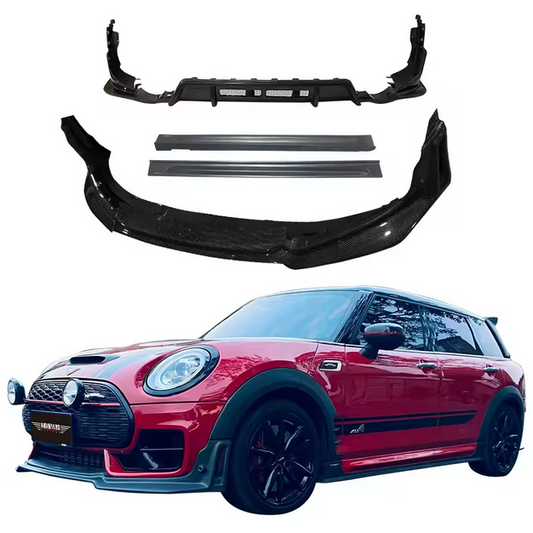 Kit carrosserie carbone pour MINI JCW Clubman F54 – lame avant, bas de caisse, diffuseur