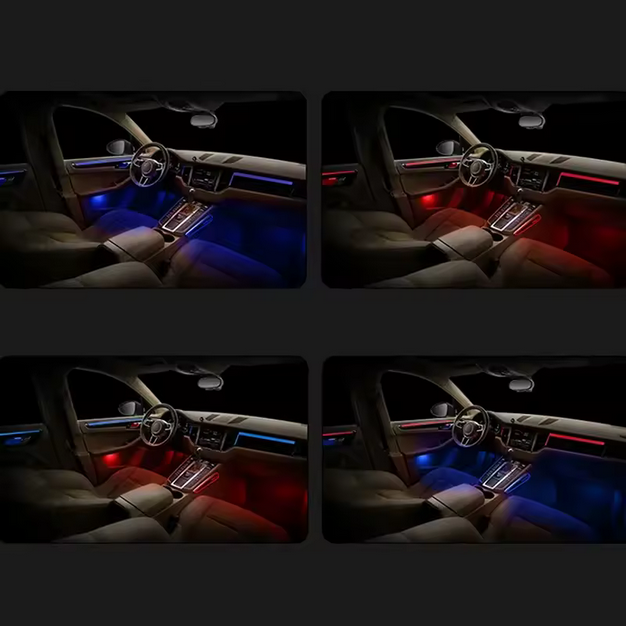 Système d'éclairage d'ambiance LED 64 couleurs pour Porsche Macan (à partir de 2014) – Éclairage d'ambiance intérieur