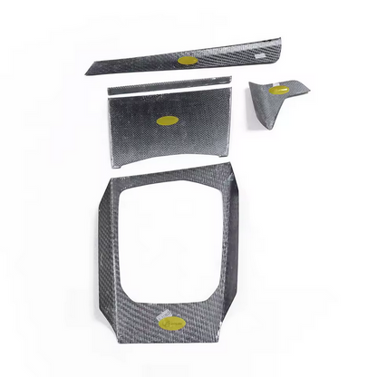 Ensemble de 5 pièces d'habillage intérieur en fibre de carbone véritable pour BMW G80 M3 et G82 M4 (à partir de 2021)