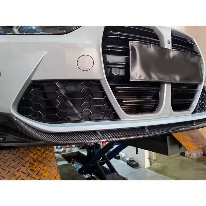 Lèvre avant style CT en carbone sec pour BMW M3 G80 et M4 G82/G83 (à partir de 2021)