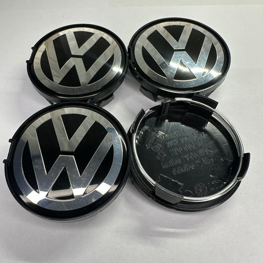 4x 63mm Nabendeckel für VW Felgen