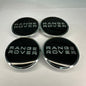 4x Range Rover kompatible Nabendeckel 63mm Schwarz