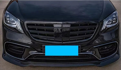 Lèvre avant en fibre de carbone pour Mercedes-Benz Classe S W222 AMG S63 S65