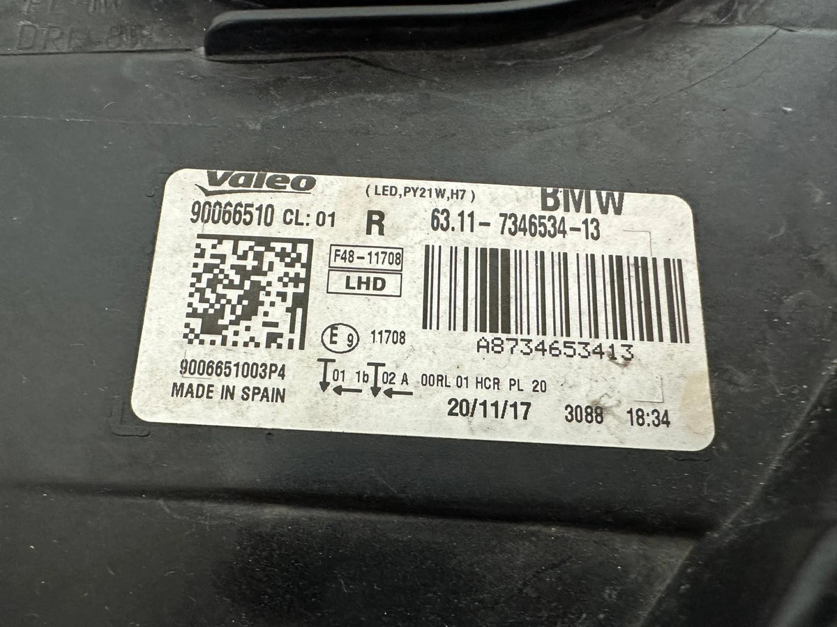 Original Scheinwerfer rechts BMW X1 F48
